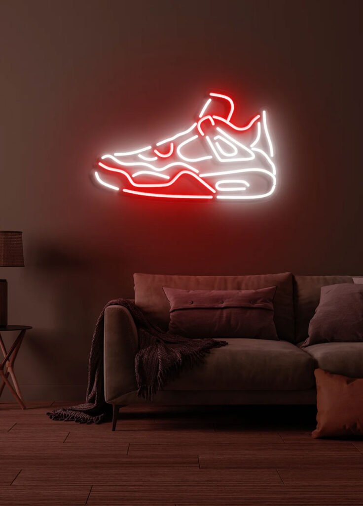 Air Jordan 4 Neon Sign - Australia's #1 Custom LED Neon Light Signs ...
