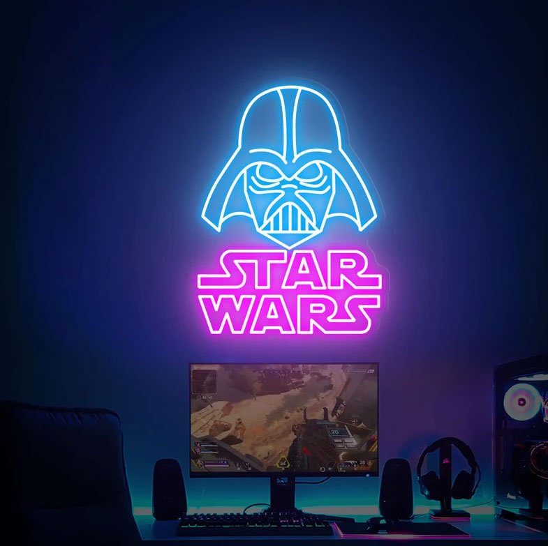 Star-Wars-Neon-Wall-Art