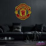 Manchester united neon sign