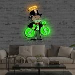 Monopoloy Man Neon Décor
