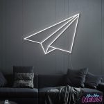 Paper Plane Neon Sign