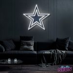 Dallas Cowboys Neon Light Artwork