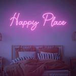 Happy Place Neon Wall Sign