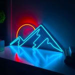 Mountain Neon Wall Art