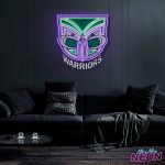 New Zealand Warriors Neon Light Artwork