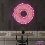 Strawberry Doughnut Led Neon Sign