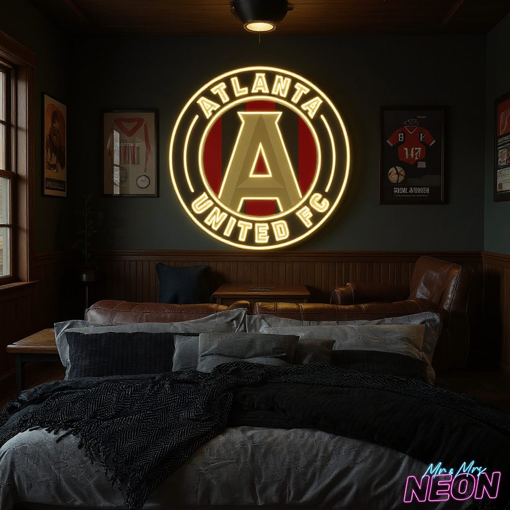 Atlanta United FC Neon Sign - Superior Custom LED Neon Light Signs | Mr ...