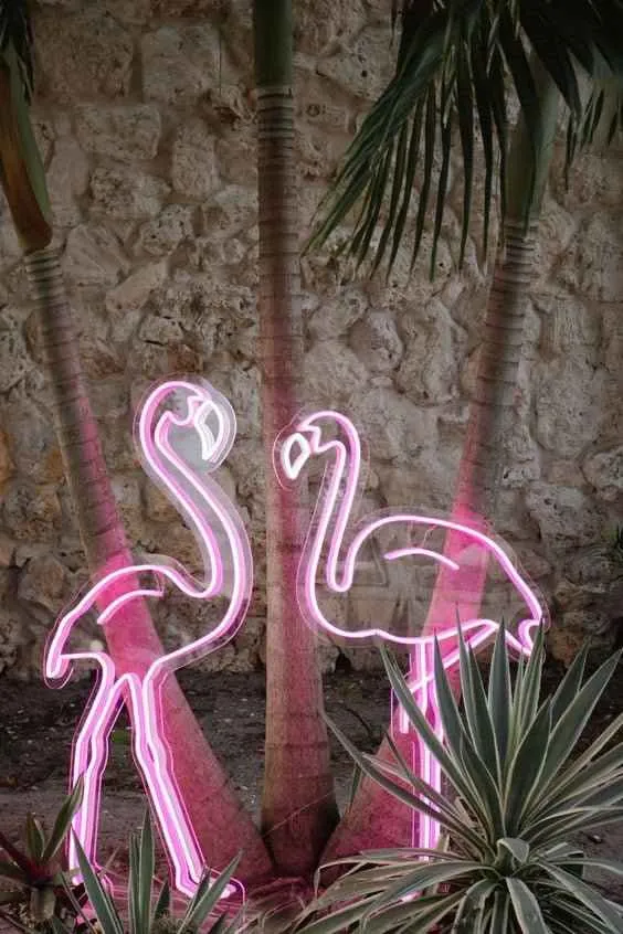 pink flamingo neon sign pink flamingo neon sign