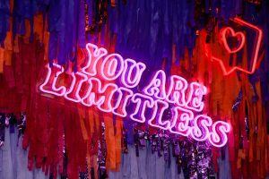 You are limitless Pink Neon Sign
